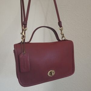 Coach Red Crossbody Casino Bag 9924
